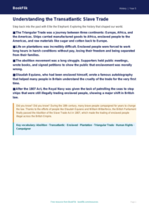 Free Slavery History Poster | Year 5 Australian Curriculum | BookFlik