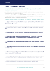 Free Stone Age Quiz | Year 4 | History | BookFlik