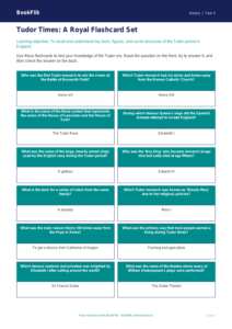 Tudors History Resources | Year 5 Australian Curriculum | BookFlik