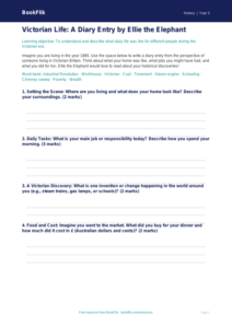 Free Victorians Template | Year 5 | History | BookFlik