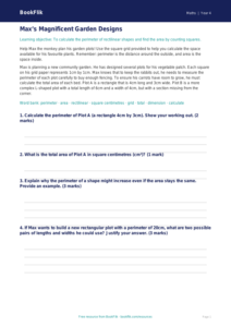 Free Area And Perimeter Track Sheet | Year 4 | Maths | BookFlik