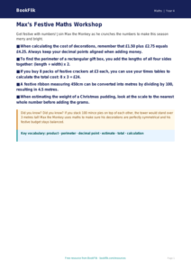 Free Christmas Maths Poster | Year 4 | Maths | BookFlik