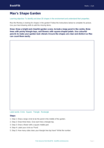 Free Geometry Drawing Sheet | Foundation | Maths | BookFlik
