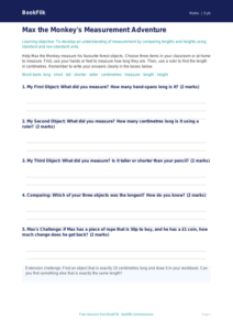 Free Measurement Template | Foundation | Maths | BookFlik