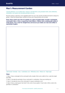 Free Measurement Drawing Sheet | Year 5 | Maths | BookFlik