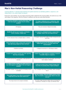 Non Verbal Reasoning Flashcards for Year 4 | Australian Curriculum Maths