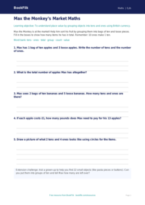 Free Place Value Template | Foundation | Maths | BookFlik