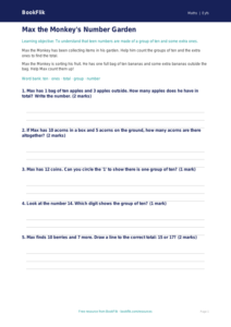 Free Place Value Worksheet | Foundation | Maths | BookFlik