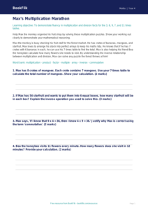 Free Times Tables Track Sheet | Year 4 | Maths | BookFlik