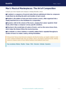 Free Composition Poster | Year 4 | Music | BookFlik