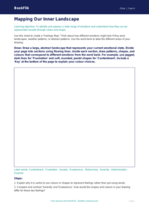Free Feelings Drawing Sheet | Year 4 | HASS / Personal Development | BookFlik