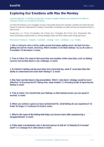 Free Feelings Quiz | Year 4 | HASS / Personal Development | BookFlik