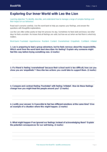 Exploring Emotions: Year 4 Feelings Worksheet | HASS & PD | BookFlik