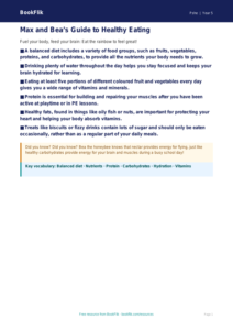 Free Healthy Eating Poster | Year 5 | HASS / Personal Development | BookFlik