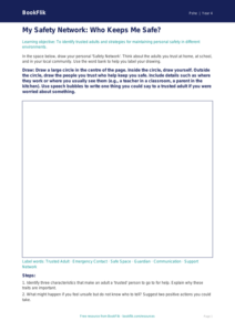 Free Personal Safety Drawing Sheet | Year 4 | HASS / Personal Development | BookFlik