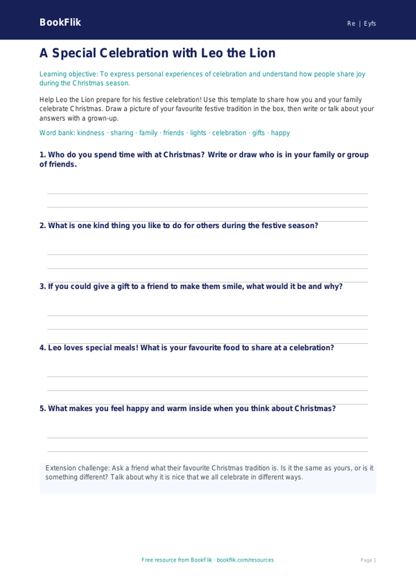 Free Christmas Template | Foundation | Religious Education | BookFlik worksheet preview — Re Christmas