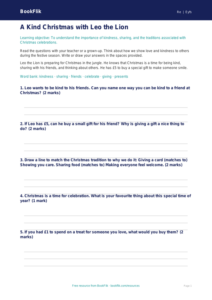 Free Christmas Worksheet | Foundation | Religious Education | BookFlik