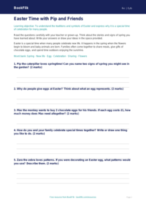 Free Easter Worksheet | Foundation | Religious Education | BookFlik