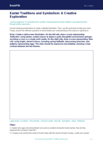 Easter Religious Education Activity | Year 4 Greater Depth | BookFlik