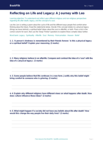 Year 4 Religious Education: Life After Death Perspectives | BookFlik