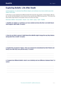 Exploring Life After Death | Year 4 | Religious Education | BookFlik