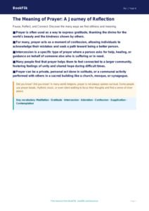 Year 4 Prayer Poster Activity | Religious Education Resources | BookFlik