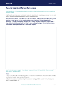 Year 4 Spanish Shopping Resource | Maths & Language | BookFlik