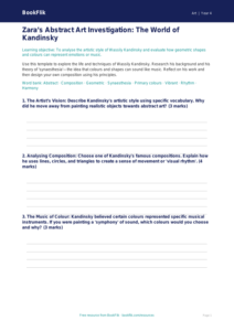 Kandinsky Art Lesson for Class 4 | CBSE Art Education | BookFlik