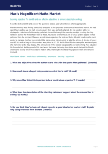Free Adjectives Comprehension | Class 5 | English | BookFlik
