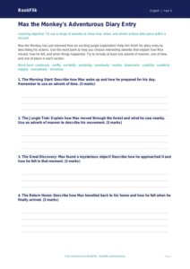 Free Adverbs Template | Class 5 | English | BookFlik