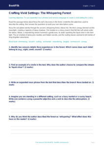 Free Creative Writing Track Sheet | Class 5 | English | BookFlik