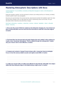 Creative Writing Worksheet for Class 5 | CBSE English | BookFlik