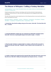 Creative Writing Writing Frame for Class 5 CBSE | BookFlik