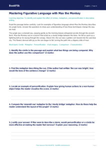 Figurative Language Track Sheet for Class 4 | CBSE English Resources