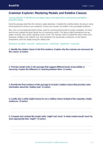 Advanced Grammar Track Sheet for Class 5 CBSE | BookFlik