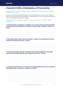 Free Handwriting Template | Class 4 | English | BookFlik