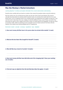 Free Reading Comprehension Track Sheet | Class 2 | English | BookFlik