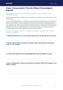 Report Writing Assessment for Class 4 | CBSE English | BookFlik