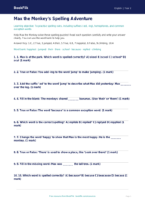 Free Spelling Quiz for Class 2 | CBSE English Practice | BookFlik