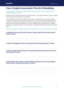 Class 5 English Stories Assessment | CBSE Curriculum | BookFlik