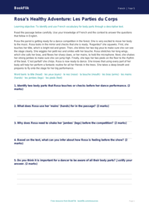 French Body Parts Lesson for Class 5 | CBSE Curriculum | BookFlik