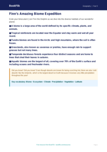 Free Biomes Poster | Class 5 | Geography | BookFlik