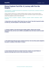 Free Biomes Template | Class 5 | Geography | BookFlik