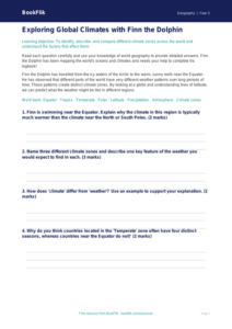 Free Climate Worksheet | Class 5 | Geography | BookFlik