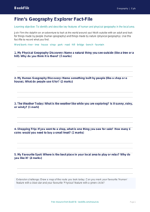 Free Human And Physical Geography Template | Nursery / LKG | Geography | BookFlik