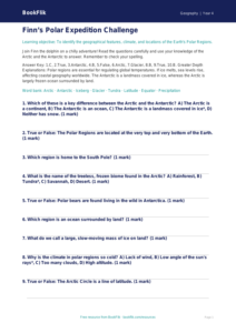 Free Polar Regions Quiz | Class 4 | Geography | BookFlik
