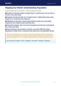Free Population Poster | Class 5 | Geography | BookFlik