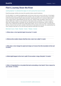 Free Rivers Comprehension | Class 5 | Geography | BookFlik
