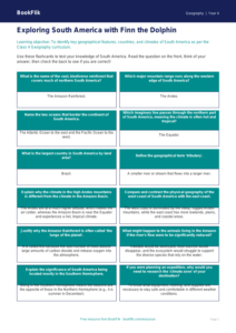 South America Geography Flashcards | Class 4 CBSE | BookFlik