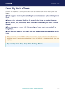 Free Trade Poster | Nursery / LKG | Geography | BookFlik